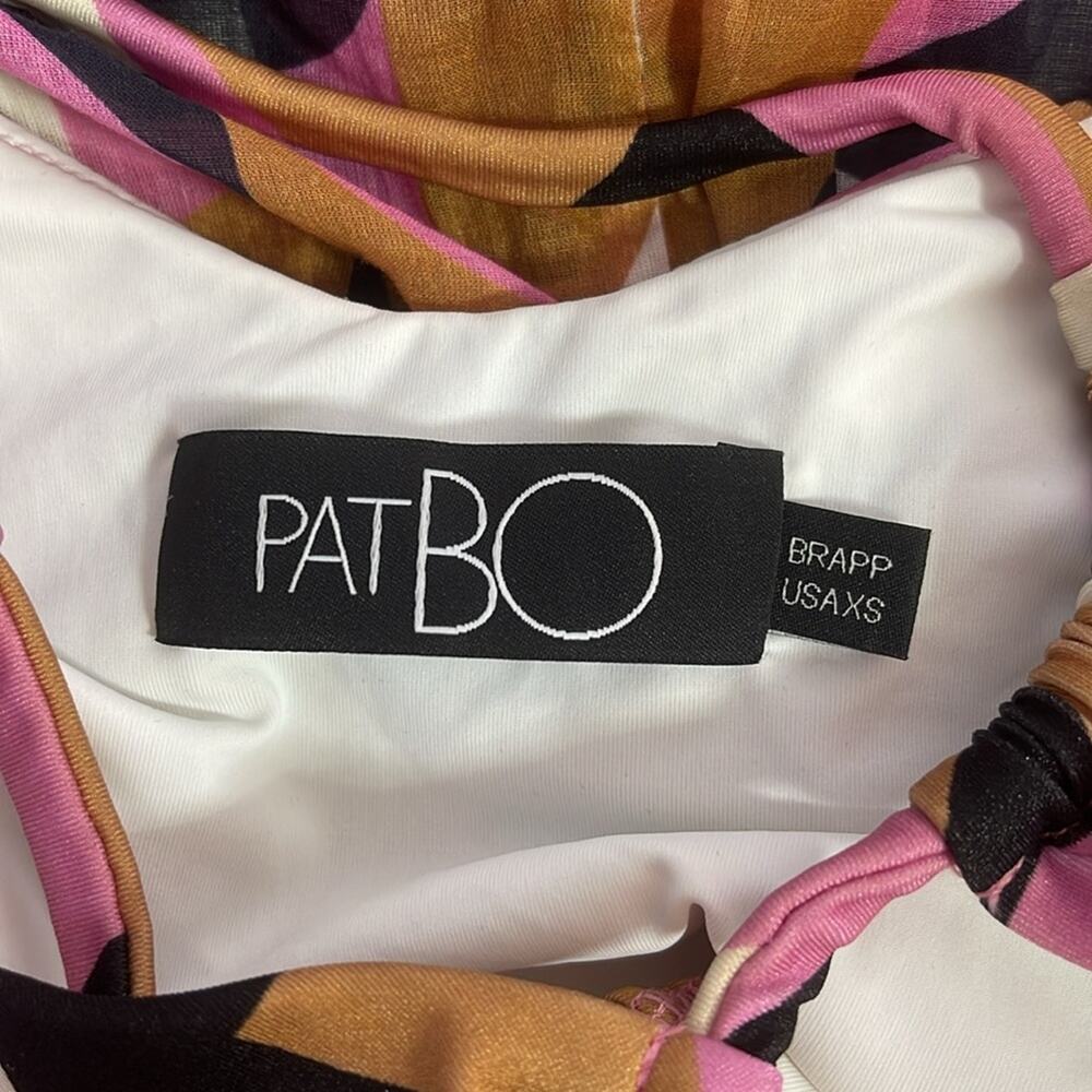 Patbo Plitka Lace Up Long Sleeve Cutout Pink Maxi Dress Size XS - Picture 10 of 11